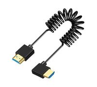 Nuytghr Camera Monitor Coiled Cable, Camcorders Monitor Spring Coiled Cable, Compact Spring Stretch Cord Connectivity Supports for Studio Outdoor Tight Spaces