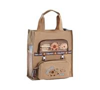 Nuytghr Capybara Tote Bag, Canvas Clutch, Animal Print Daypack, Large Capacity Design, Lightweight Sturdy Material, 11.81x5.51x13.39 Inches, Perfect for Kids Teens Girls Boys Elementary