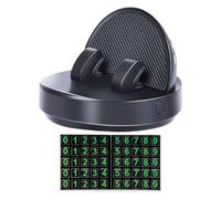 Nuytghr Car Phone Stand, 3.54x2.56 inches, Auto Dashboard Mobile Mount for Smartphones, Automotive Organizer with Parking Number Plate, Car Accessories for Safe Driving Commuting Travel
