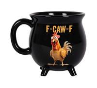 Nuytghr Cauldron Coffee Mug, 12oz Ceramic Cup, Funny Halloween Drinkware, Novelty Coffee Mug with Handle, Beverage Cup for Tea Cocoa Milk Juice Cold Drinks Home Friends Family