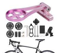 Nuytghr Computer Front Mount, Mountain Bike Holder, Pink, Green, Purple Cycling Speedometer Bracket, Stable Sensor Base, Lightweight Tracking Tool, for Night Rides Trail Touring Training