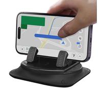 Nuytghr Dashboard Phone Stand, Silicone Mat Phone Mount, Automotive Organizer Accessory, Adhesive Base,4.13x4.13x3.35 inches, Vertical and Horizontal Use, Compatible with Minivan, Caravan