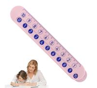 Nuytghr Educational Math Toy, Number Learning Game, 10x10cm Counting Tool Set, Wood Math Feature, Preschool Game with Hands On Design, Interactive Learning Activity for Children Boys Girls