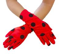 Nuytghr Halloween Gloves | Ladybug Costume Gloves - 1 Pair Comfortable Creative Cosplay Props for Outdoor Birthday Dress Up Club Party Kids