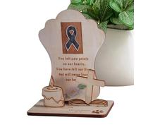 Nuytghr Handmade Cats Memorial Stake - Handcrafted Grave Decorations - Dog and Cat Remembrance Altar Decorations for Home, Patio, Grave, Yard