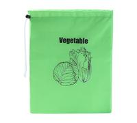 Nuytghr Lettuce Storage Container, Banana Bags, Fruit Vegetable Saver 35cm, Produce Fresh Pouch, Breathable Drawstring Design, Reusable for Home, Kitchen, Orange, Yellow, Green