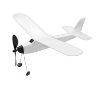 Nuytghr Rubber Band Airplane, Throwing Glider, Realistic Model, Lightweight Design, Durable Construction, Ideal for Kids Playtime, Student Projects, Outdoor Sports, Adult Group Recreation