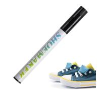 Nuytghr Shoe Paint Pens | Sneaker Markers | Shoe Coloring , Shoe Repair Markers, 20g Leather Dye Marker Pens Black Shoe Markers, Shoe Leather Repair Paint for White Sneakers