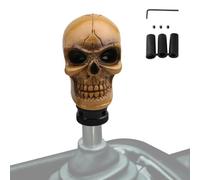 Nuytghr Skull Shift Knob for Car, Manual Car Skull Gear Shift Knob, Vehicle Interior Resin Skeleton Horror Decoration for Sedan Truck Minivan Taxi Travel Road Trips