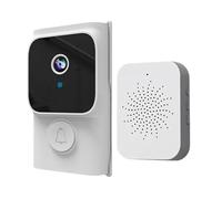 Nuytghr Smart Doorbell Camera, Two-Way Intercom, Security System Home, 9.1x5.2x2.6cm, Apartment, Dorm, Store, and Outdoor Entry Monitoring at Gate, Yard, or Wall Entrance Movements Effectively