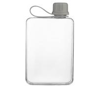 Nuytghr Square Water Bottle | 500ml Portable Flat Drink Cups,Outdoor Travel Water Bottle, Slim Cold Sports Flask for Fitness, Gym, Hiking, Cycling