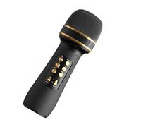 Nuytghr Wireless Microphones - Portable Handheld Wireless Microphone - All-in-1 Wireless Microphone Party Supplies with LED Lights for Birthday Party, Wedding, Christmas