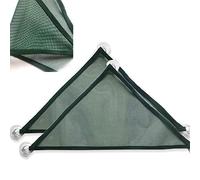 NUZAMAS 2 Pcs Lizard Hammock Bed Bearded Dragon Lizard Hammock Reptile Rest Lounger Carrier Axolotl Bearded Dragon Geckos Tank Hammock Accessories Green