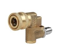NUZAMAS Pivoting Coupler for Pressure Washers 1/4' Quick Connector Parts Adaptors Cleaning Tool Connecting Pivot Couplers Spray Tip 3 Rotating Angles Spots