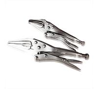 NUZAMAS Set of 2 Needle Nose Self-Adjusting Locking Pliers 7 inch 9 inch Clamps Set