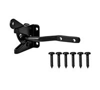 NUZAMAS Single Auto Gate Latch, Black, Ideal for Garden, Fence & Wooden Gates