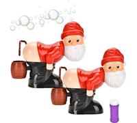 NUZBCPETR Bubble machine, Christmas Butt Bubble Machine, Fart Bubble Machine(Red 2pcs)