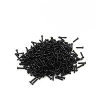 NUZBCPETR Screws, Black Steel Small Self Tapping Screws Phillips Pan Head(M2 x 4mm)