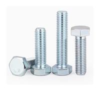 NUZBCPETR Screws, Galvanized Hexagon Head Bolts Screws(M7 1.0 x 16mm)