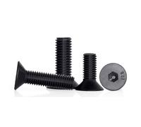 NUZBCPETR Screws, Steel Hex Socket Bolts Countersunk Flat Head Screws(M7 1.0 x 16mm)