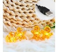 Nuziku Christmas String Light,Battery Powered/USB Gingerbread Christmas Decorations with 50Led Lights,Waterproof Christmas Fairy Lights for Xmas Birthday Party Bedroom Indoor&Outdoor