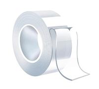 NUZKQLHZ Acrylic Bubble Blowing Double Sided Tape Transparent Color Interesting 24 mmx1mx2 mm Clear 24 mm x 1M x 2 mm