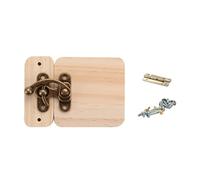 NUZKQLHZ Busy Board DIY Lock Latch Preschool Teaching Aids for 1 2 3 4 Year Old A Type A
