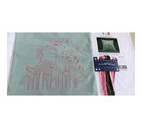 NUZKQLHZ Embroidery Pillow Covers Kit DIY Crafts Cross Stitch Kits for Beginners Style A