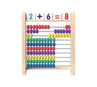 NUZKQLHZ Kids Abacus Number Alphabet Cards Math Teaching Aids for Learning Preschool