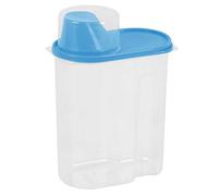 NUZKQLHZ Sealed Jar with Lid Food Storage Dispenser Container PP Kitchen Rice Cereal Bean Preservation Box 2.5L Blue