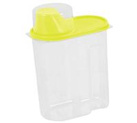 NUZKQLHZ Sealed Jar with Lid Food Storage Dispenser Container PP Kitchen Rice Cereal Bean Preservation Box 2.5L Yellow