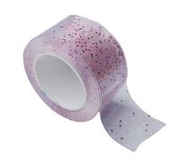 NUZKQLHZ Transparent Nano Glitter Tape for Bubble Blowing Educational Toy DIY Craft 5 cmx3meters Clear 5 x 3meters