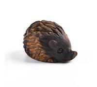 NUZUJX 1.7" Crystal Hedgehog Figurine,Hand Carved Natural Rainbow Fluorite Hedgehog Decor Stone,Gemstone Reiki Healing Animal Carvings Statue Ornament for Home,Office Decoration(Tiger Eye)