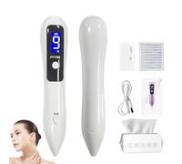 Nuzzy Pen, Nuzzy Pen for Face - with 9 Adjustable Levels, Portable Rechargeable Skin Tag Removal Pens Kit, Mole Remover for Kin, LCD Screen, for Face and Body Warts, Freckles, Nevus (D)