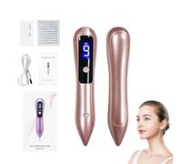 Nuzzy Pen, Skin Tag Removal Pen with 9 Adjustable Modes, Digital LCD Screen & USB Rechargeable, Portable Mole Remover for Face and Body Warts, Freckles, Nevus (#A)