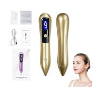 Nuzzy Pen, Skin Tag Removal Pen with 9 Adjustable Modes, Digital LCD Screen & USB Rechargeable, Portable Mole Remover for Face and Body Warts, Freckles, Nevus (#C)