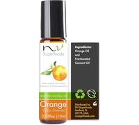 NV Superfoods Orange Essential Oil Roll-On - 10 ml - 100% Natural, Premium Therapeutic Grade Oil with Citrus Fragrance for Skin Care & Home Essentials