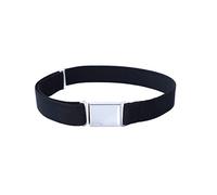 Nv Wang Elastic Stretch Belt, Canvas Belt, Belt for Boys and Girls, Adjustable - Large Elastic Stretch Belt with Simple Magnetic Buckle for 2-15 Year Old Boys and Girls, black, One Size