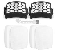 NV602UKT Lift Away Filters for Shark NV602UK NV702UK NV702UKT NV612UK NV612UKT NZ690UK NZ690UKT NZ691UK NZ710UK NZ710UKT Anti Hair Wrap Upright Vacuum,2 Washable HEPA Filter and 2 Foam&Foam Filters