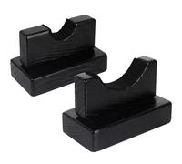 NVAAV Baseball Bat Display Case - Wooden Bat Rack - Black