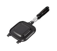 Nvanvmm 1 PCS Sandwich Skillet Bread Loaf Pans For Baking Egg Cookers Cookware Double Pie Iron Toaster Sandwich Maker Aluminum Omelet Maker