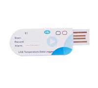 Nvanvmm 1 Piece USB Temperature Data Logger Disposable Recorder 14400 Points USB Report 60 Days IP65