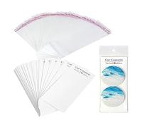 Nvanvmm 100 PCS Car Coaster Pack Paper Sublimation Car Coaster Card with 100 Bags for Packaging Display, Sublimation Car Coaster Card