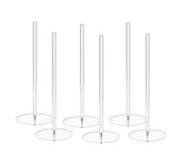 Nvanvmm Donut Stand 6 Pack, Acrylic Donut Display Stand for Dessert Table, Bagel Display Tower for Birthday, Wedding