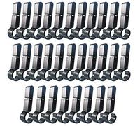 Nvanvmm Helmet Clips for Head Light Lamp Hard Hat Light Clips,Hardhat Accessory,Easily Mount Hook for Helmet,Cap Strap 100 Pcs