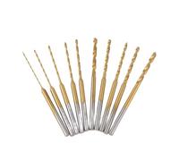 Nvanvmm Micro-Twist Drill Bit Set - 10Pcs 0.6mm-2.2mm Tiny Drill Bit 2.35 Shank HSS Mini Engraving Drill Bits Hole Drilling Tool