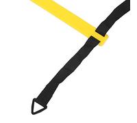 NVBCUY 12 Rungs Soft Agile Step Ladder, Football Training Ladder, Adjustable Spacing Speed Ladder with Triangular Hook for Grass, Reinforced Belt for Coordination and Warm - Up