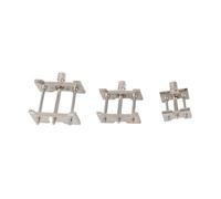 NVBCUY 3pcs Metal Watch Movement Fixed Base Holder Set, Watch Repair Tool with Three Sizes, Durable Metal Movement Holder for Watchmaking, Jewelry Crafting and Hobby Use