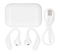 NVBCUY AI Translation Earphones, Real Time Language Translator Earbuds with Open Ear Design, HD Sound Quality and Long Battery Life for Travel Business Learning (White)