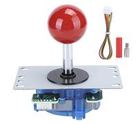 NVBCUY Fighting Machine Game Console Joystick, High Sensitivity No Delay Gamepad, 3D Joystick with EPC Circuit for Fighting Games, Lightweight Metal ABS Build for Home Setup (Red)